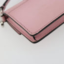 FENDI Schoudertasje Leer Roze Zilver Authentiek bs35213A-16