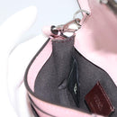 FENDI Schoudertasje Leer Roze Zilver Authentiek bs35213A-21
