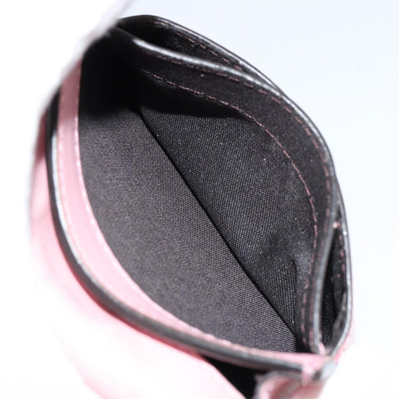 FENDI Schoudertasje Leer Roze Zilver Authentiek bs35213A