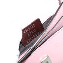 FENDI Schoudertasje Leer Roze Zilver Authentiek bs35213A-12