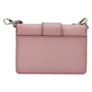 FENDI Schoudertasje Leer Roze Zilver Authentiek bs35213A-2