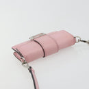 FENDI Schoudertasje Leer Roze Zilver Authentiek bs35213A-6