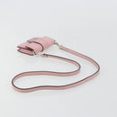 FENDI Schoudertasje Leer Roze Zilver Authentiek bs35213A-7