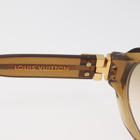 LOUIS VUITTON Supsongron Sunglasses plastic Brown Z0094E LV Auth bs35214