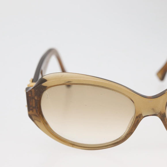 LOUIS VUITTON Supsongron Sunglasses plastic Brown Z0094E LV Auth bs35214