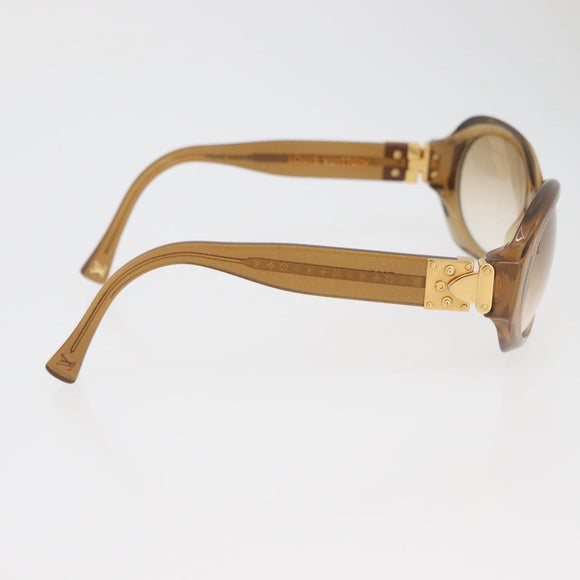 LOUIS VUITTON Supsongron Sunglasses plastic Brown Z0094E LV Auth bs35214