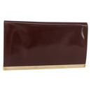 GUCCI Langbrieftasche Lackleder Braun Gold Orig. bs35216-1