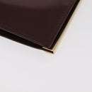 GUCCI Langbrieftasche Lackleder Braun Gold Orig. bs35216-15