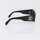 CHANEL Sonnenbrille Kunststoff 2er-Set Schwarz CC Auth bs35217-14