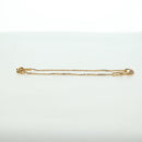 LOUIS VUITTON Chain Collier Signature Necklace metal Gold M00324 Auth bs35219M-10