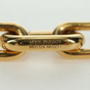 LOUIS VUITTON Chain Collier Signature Necklace metal Gold M00324 Auth bs35219M-11