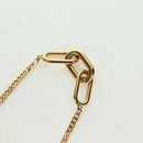 LOUIS VUITTON Chain Collier Signature Necklace metal Gold M00324 Auth bs35219M-5