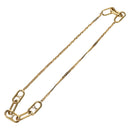 LOUIS VUITTON Chain Collier Signature Necklace metal Gold M00324 Auth bs35219M-6