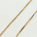 LOUIS VUITTON Chain Collier Signature Necklace metal Gold M00324 Auth bs35219M-8