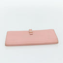 CHANEL Wallet Leather 4 Set Orange Pink black CC Auth bs35220-12