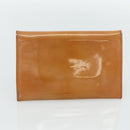CHANEL Wallet Leather 4 Set Orange Pink black CC Auth bs35220-16