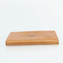 CHANEL Wallet Leather 4 Set Orange Pink black CC Auth bs35220-18