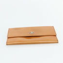 CHANEL Wallet Leather 4 Set Orange Pink black CC Auth bs35220-19