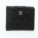 CHANEL Wallet Leather 4 Set Orange Pink black CC Auth bs35220-22