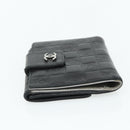 CHANEL Wallet Leather 4 Set Orange Pink black CC Auth bs35220-24