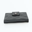 CHANEL Wallet Leather 4 Set Orange Pink black CC Auth bs35220-26