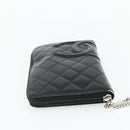CHANEL Wallet Leather 4 Set Orange Pink black CC Auth bs35220-5