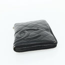 CHANEL Wallet Leather 4 Set Orange Pink black CC Auth bs35220-6