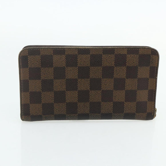 LOUIS VUITTON Monogram Epi Damier Ebene Portemonnee 4 Set Zwart LV Auth bs35221