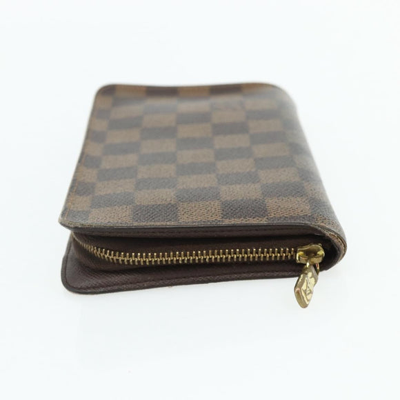 LOUIS VUITTON Monogram Epi Damier Ebene Portemonnee 4 Set Zwart LV Auth bs35221