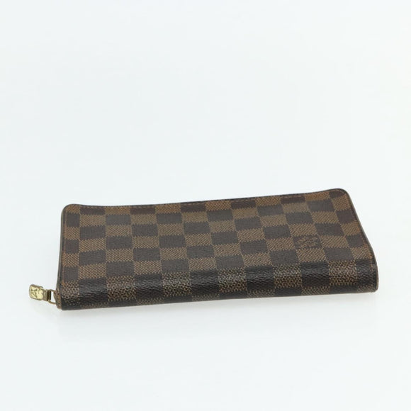 LOUIS VUITTON Monogram Epi Damier Ebene Portemonnee 4 Set Zwart LV Auth bs35221