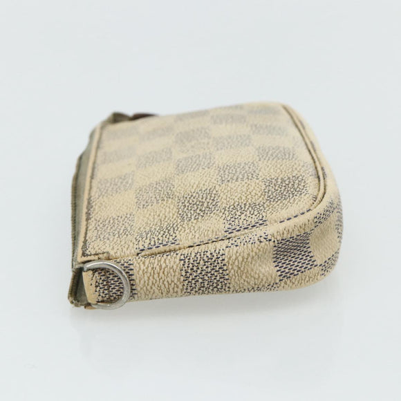 LOUIS VUITTON Damier Azur Monogram Taiga Etui 3-delig Epicea LV Auth bs35222