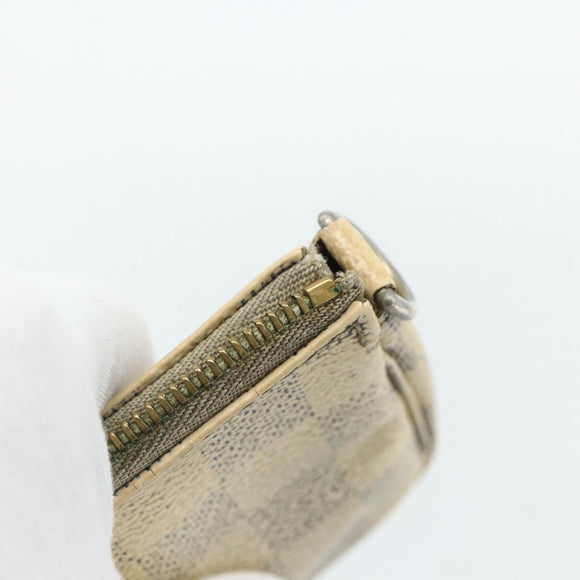 LOUIS VUITTON Damier Azur Monogram Taiga Etui 3-delig Epicea LV Auth bs35222