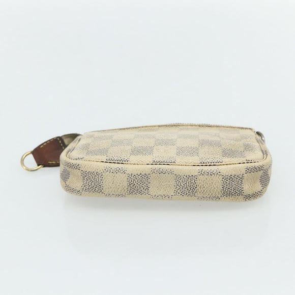 LOUIS VUITTON Damier Azur Monogram Taiga Etui 3-delig Epicea LV Auth bs35222