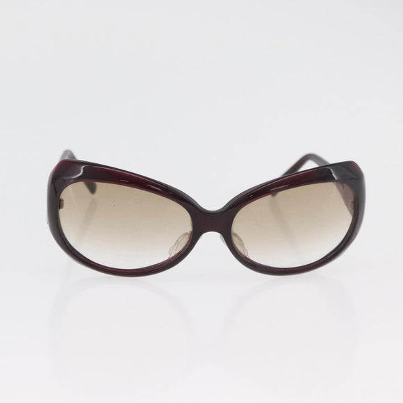 PRADA Salvatore Ferragamo Zonnebril kunststof 2 Stuks Bruin Zilver Auth bs35223