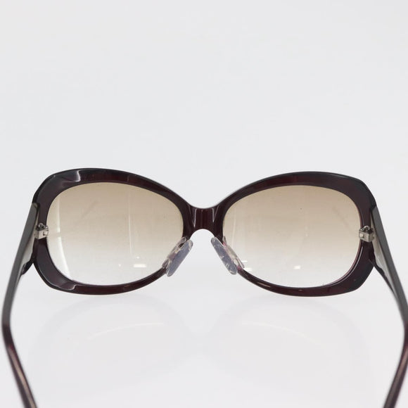 PRADA Salvatore Ferragamo Zonnebril kunststof 2 Stuks Bruin Zilver Auth bs35223