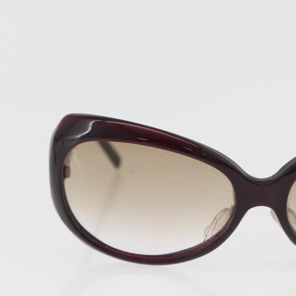 PRADA Salvatore Ferragamo Zonnebril kunststof 2 Stuks Bruin Zilver Auth bs35223