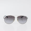 PRADA Salvatore Ferragamo Zonnebril kunststof 2 Stuks Bruin Zilver Auth bs35223-2