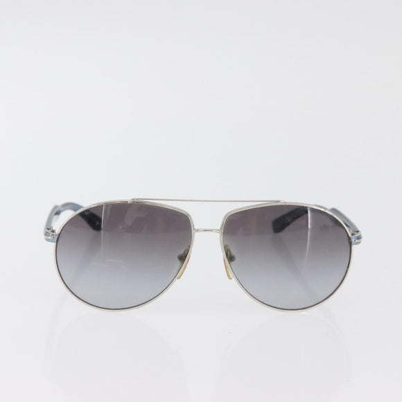 PRADA Salvatore Ferragamo Zonnebril kunststof 2 Stuks Bruin Zilver Auth bs35223