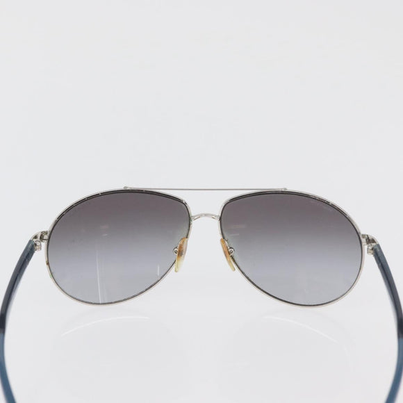 PRADA Salvatore Ferragamo Zonnebril kunststof 2 Stuks Bruin Zilver Auth bs35223