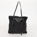 PRADA Shoulder Bag Nylon Canvas 3 Set Black Auth bs35224-17