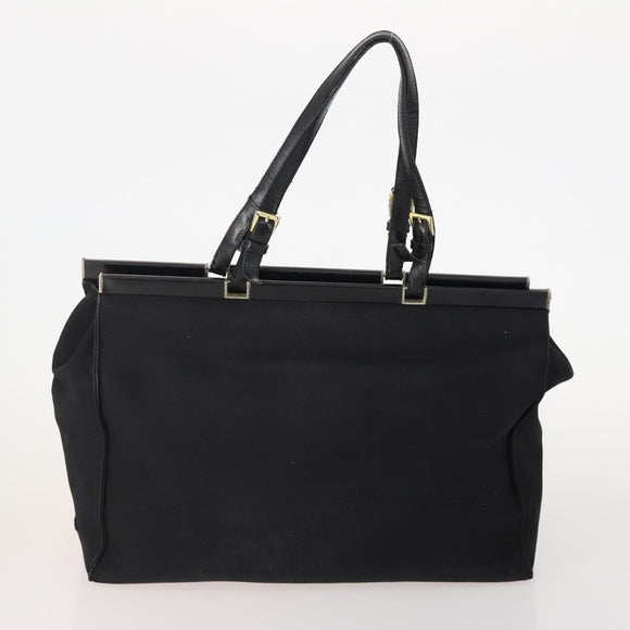 PRADA Shoulder Bag Nylon Canvas 3 Set Black Auth bs35224