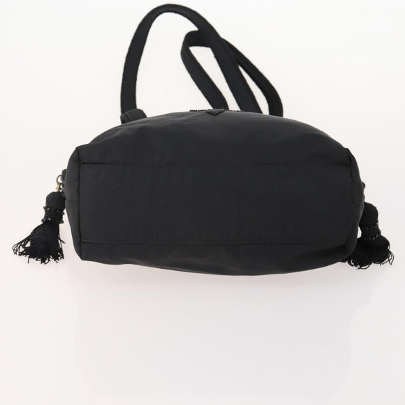PRADA Shoulder Bag Nylon Leather 5 Set Black Navy Brown Auth bs35225