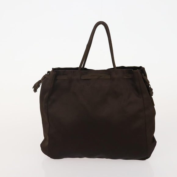 PRADA Shoulder Bag Nylon Leather 5 Set Black Navy Brown Auth bs35225