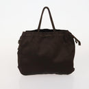 PRADA Shoulder Bag Nylon Leather 5 Set Black Navy Brown Auth bs35225-13