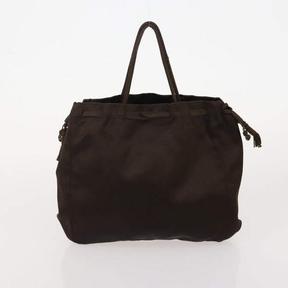 PRADA Shoulder Bag Nylon Leather 5 Set Black Navy Brown Auth bs35225