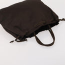 PRADA Shoulder Bag Nylon Leather 5 Set Black Navy Brown Auth bs35225-14