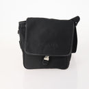 PRADA Shoulder Bag Nylon Leather 5 Set Black Navy Brown Auth bs35225-2