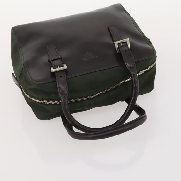 PRADA Shoulder Bag Nylon Leather 5 Set Black Navy Brown Auth bs35225