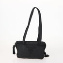PRADA Shoulder Bag Nylon Leather 5 Set Black Navy Brown Auth bs35225-7
