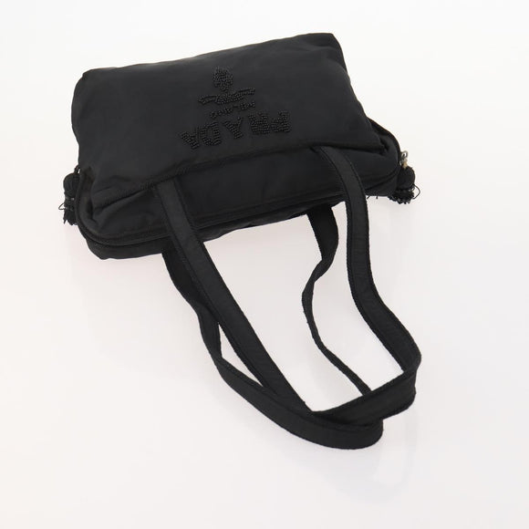 PRADA Shoulder Bag Nylon Leather 5 Set Black Navy Brown Auth bs35225